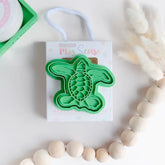 Play Sense // Eco Playdough Stamp Green - Turtle (Purple)